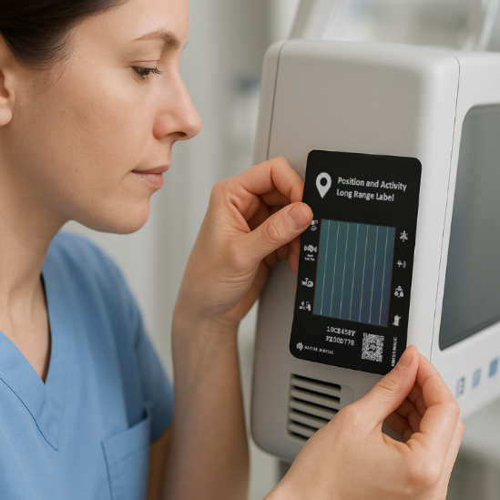 Etichetta PAL applicata su dispositivo medico